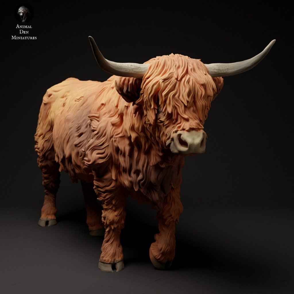 Highland Cow  Model 3DPrint