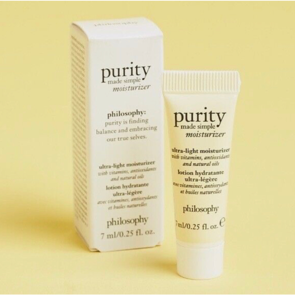 PHILOSOPHY Purity Made Simple one-step facial cleanser 7 ml.  ผลิตภัณฑ์ทำความสะอาดผิวหน้า คลีนเซอร์อ