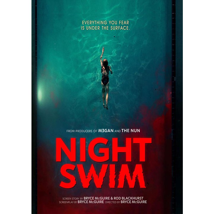 DVD เสียงไทยมาสเตอร์ หนังใหม่ ดีวีดี Night Swim ค่ำคืนอย่าแหวกว่าย