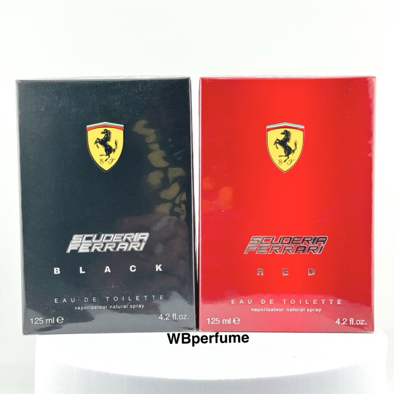 น้ำหอมแท้100% Ferrari black / red for Men EDT 125 ML.