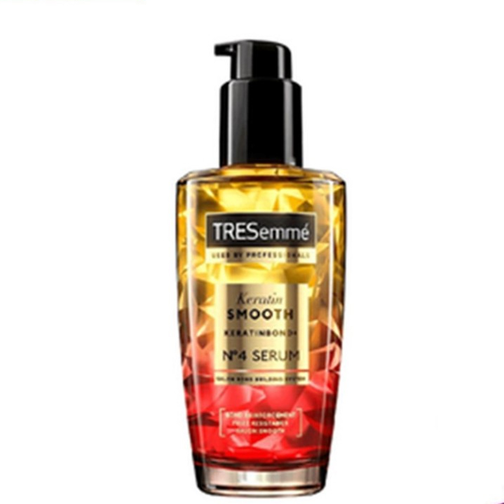 TRESEMME Keratin Smooth Keratinbond Serum 100ml. เทรซาเม่ เคราติน สมูท เคราตินบอนด์ เซรั่ม สูตรล็อกผมชี้ฟู