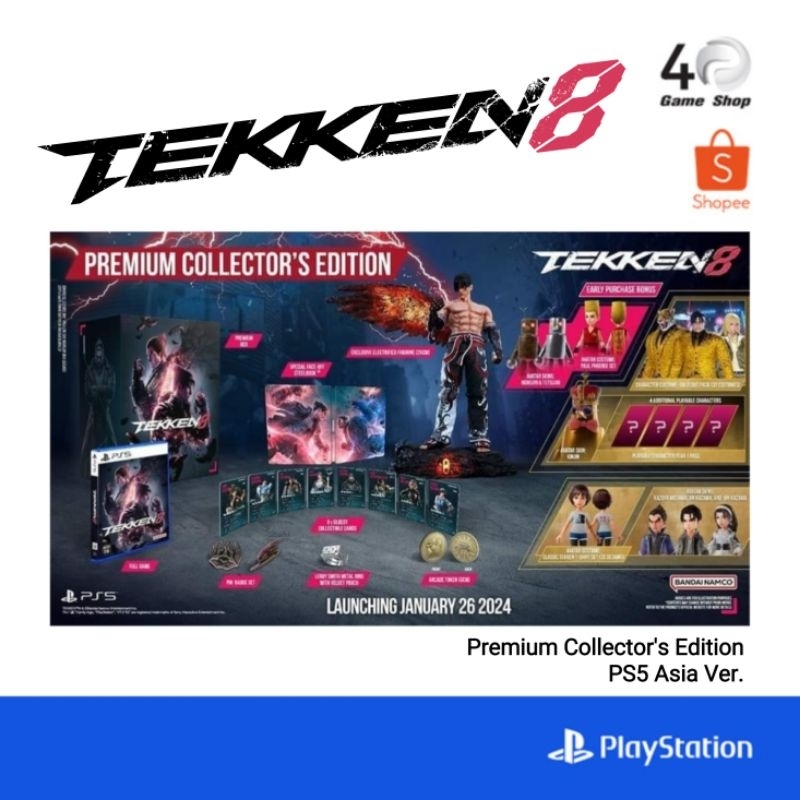 Tekken 8 Premium Collector's Edition [PS5 Asia Ver.][Premium Collector's Edition]