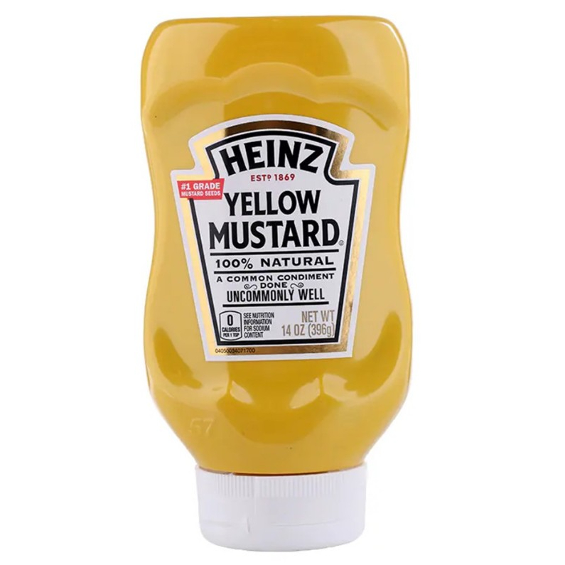 Heinz Yellow Mustard ไฮนซ์ เยลโล่มัสตาร์ด 396 g.