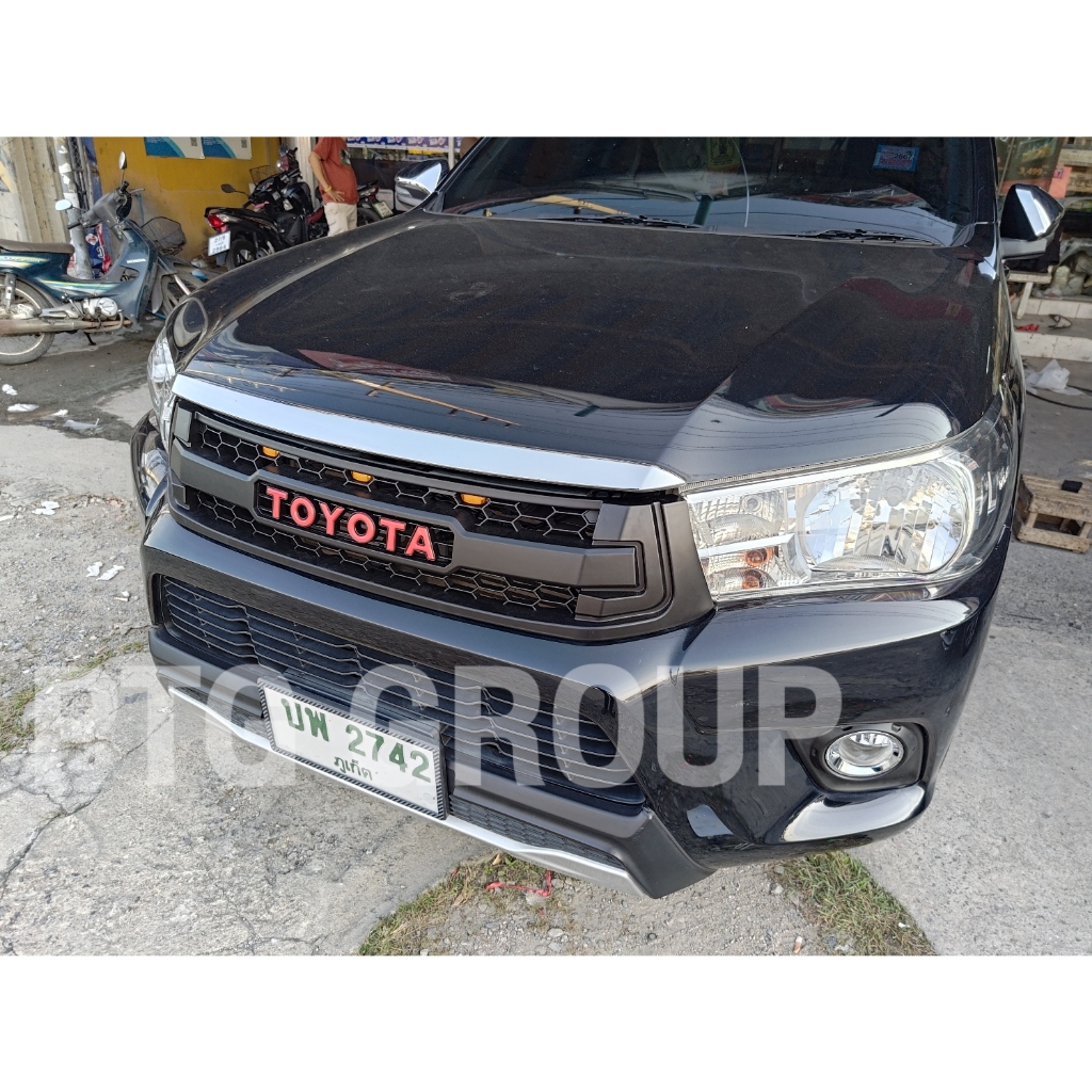 กระจังหน้า REVO 2015 TAHOMA STYLE พร้อมไฟDRL โมฉีด งานหนา *พร้อมส่งจากไทย*