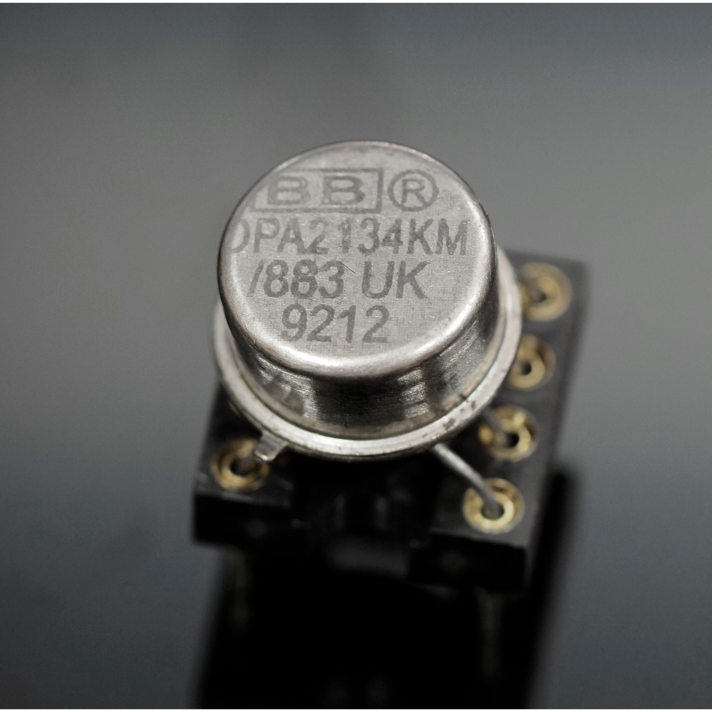 Dual OP-AMP ออปแอมป์ OPA2134KM/883 ตัวถังเหล็ก ผลิตที่ U.K. ของแท้ พร้อมส่ง