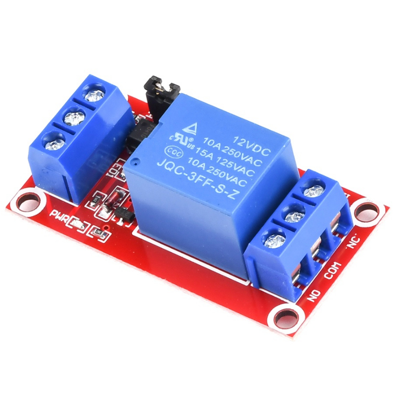 รีเลย์ 12V  1 ช่อง  Relay Module Double-Ended Terminal 1 Channel