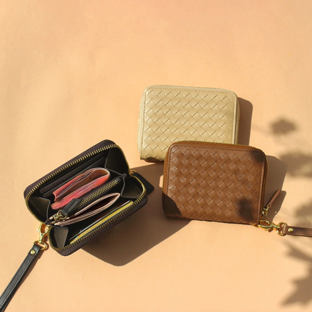 mini lady zippy wallet กระเป๋าสตางค์ผู้หญิง ไซส์ mini หนังแท้ ของ klaas แท้ ๆ ร้าน official store