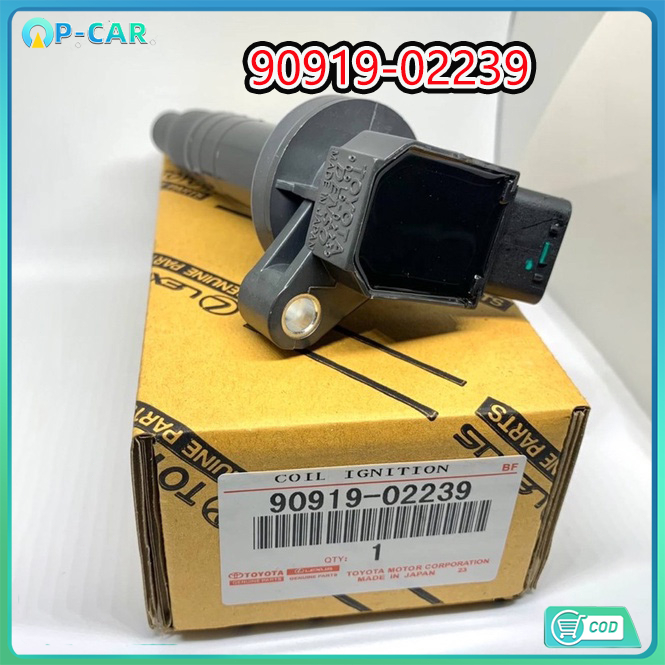คอยล์จุดระเบิด Altis ปี03-07 เครื่อง 1ZZ,3ZZ เบอร์ 90919-02239 เหมาะสําหรับ Corolla Celica Matrix 1.8 ลิตร