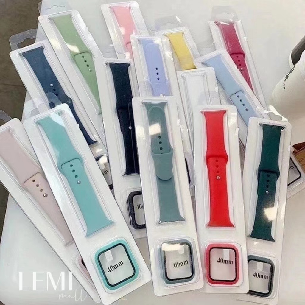 เคส smart watch สาย i watch 7/6/5/4/SE มาใหม่ set เคส กระจก i watch ขนาด40/41mm 44/45mm