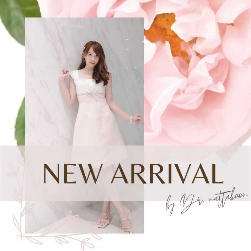 citruscandy รุ่น classic : rose เดรส dress เดรสออกงาน everyday look
