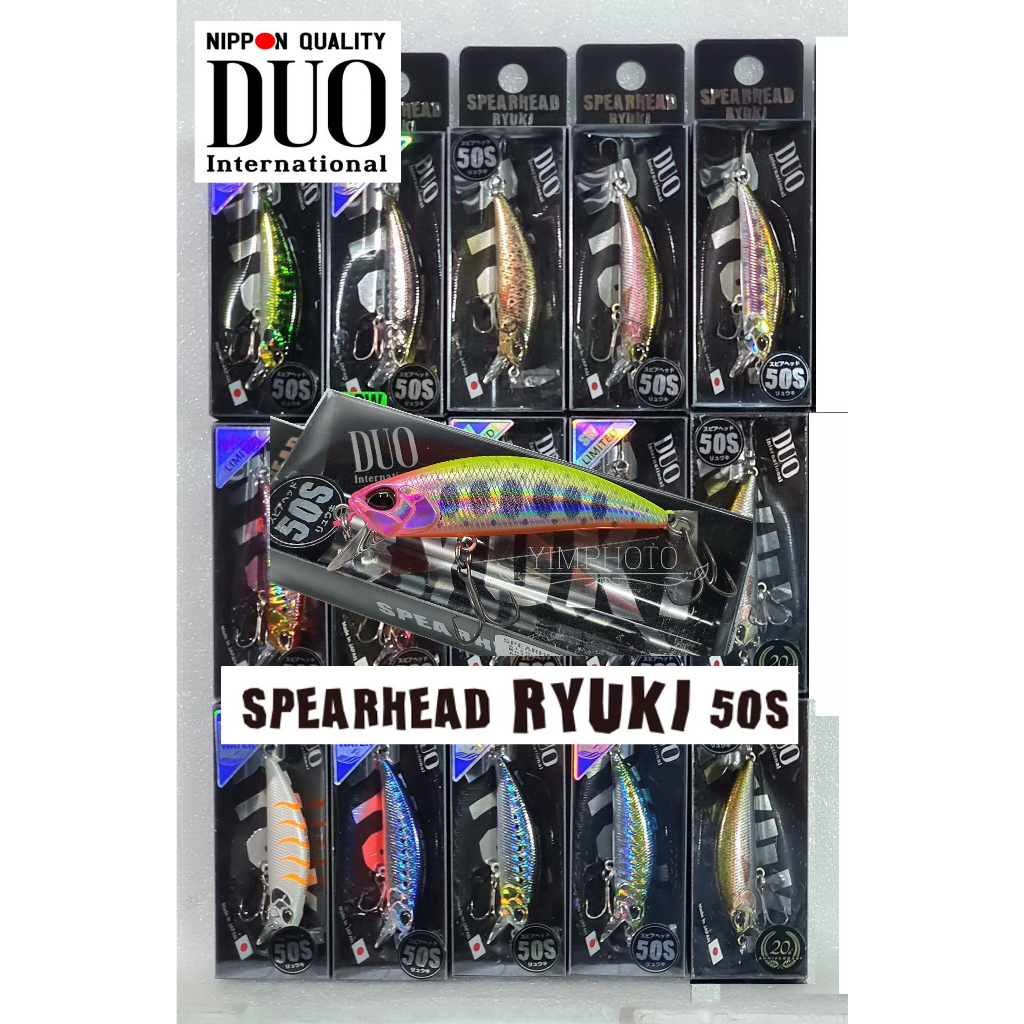 DUO Spearhead Ryuki 50s 4.5g. เหยื่อปลอม ดูโอ สเปียร์เฮด ริวกิ ของแท้100% เหยื่อตกปลา