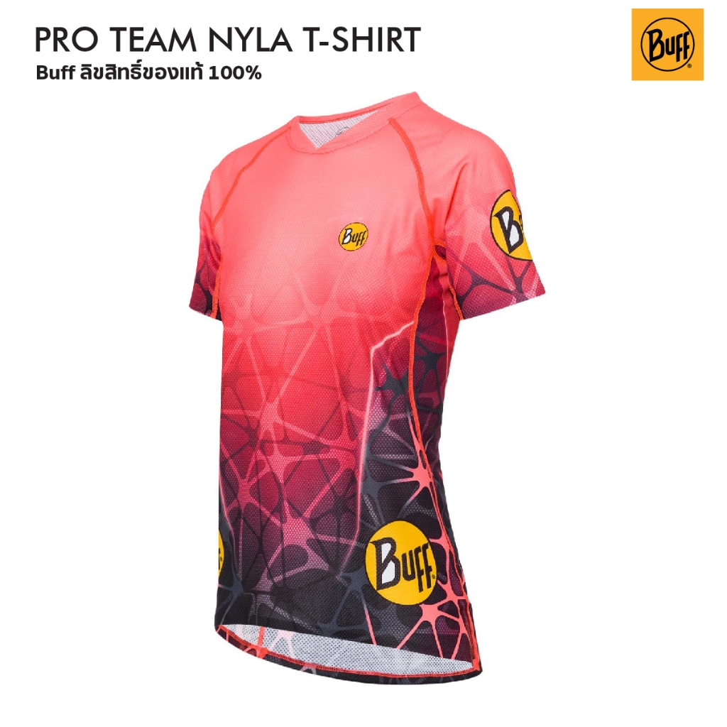 โปร BUFF Pro Team Nyla W-T-Shirt เสื้อวิ่งแขนสั้นผู้หญิง บาง เบา ระบายอากาศได้ดี สวมใส่สบาย ใส่วิ่งหรือเล่นกีฬา