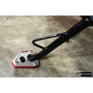 แผ่นรองขาตั้งข้าง (สแตนเลส+มีเนียม) 2D REVOLUTION ST-125Dax/…