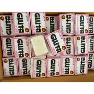 สบู่กลูต้าผสมน้ำนมจมูกข้าวพร้อมเม็ดสครับโกจิเบอร์รี่ก้อนใหญ่…