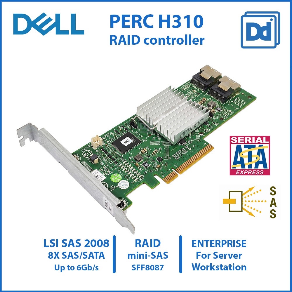 RAID CARD DELL PERC H310 RAID SAS 6Gbps for Enterprise Server Workstation