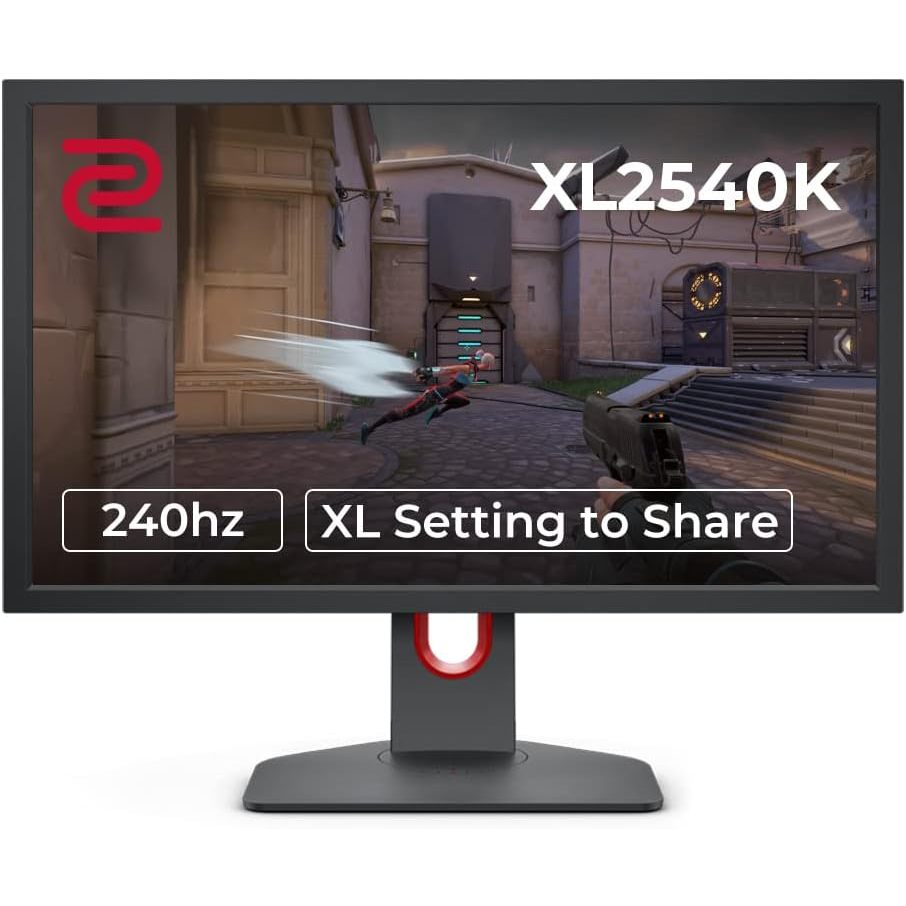 BenQ ZOWIE XL2540K Esports Gaming Monitor | 24.5 inch 240Hz XL Setting to Share | 120Hz Compatible for PS5 and Xbox Series X, Black