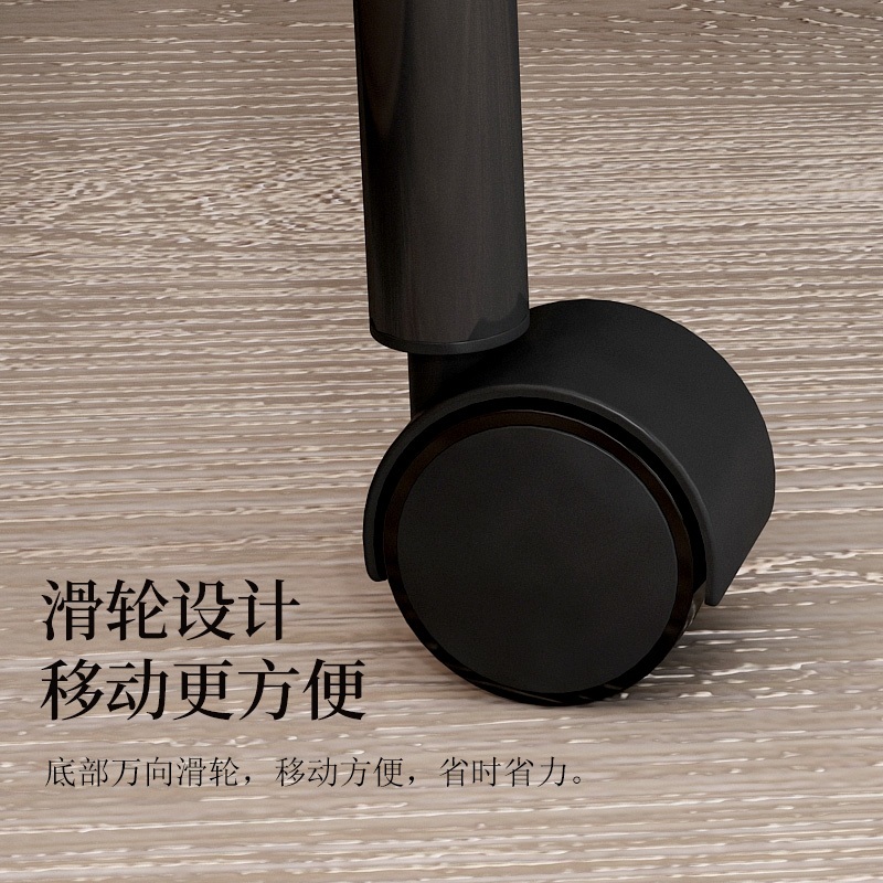 ราวแขวนกางเกง มีล้อ 81x39x87 ปรับความยาวได้ 52 - 81cm เคลื่อนย้ายได้มัลติฟังก์ชั่น จัดเก็บได้อย่างเป็นระเบียบ - รูปที่ 4