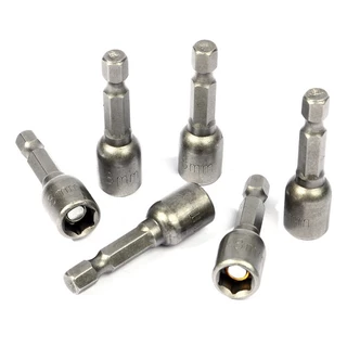 ดอกไขควงลมบล็อก ดอกไขควงลูกบล็อก ดอกบล็อกลมหัวแม่เหล็ก บล็อคน็อต Keenness 8x45 mm ***(แพ๊ค 10อัน)***