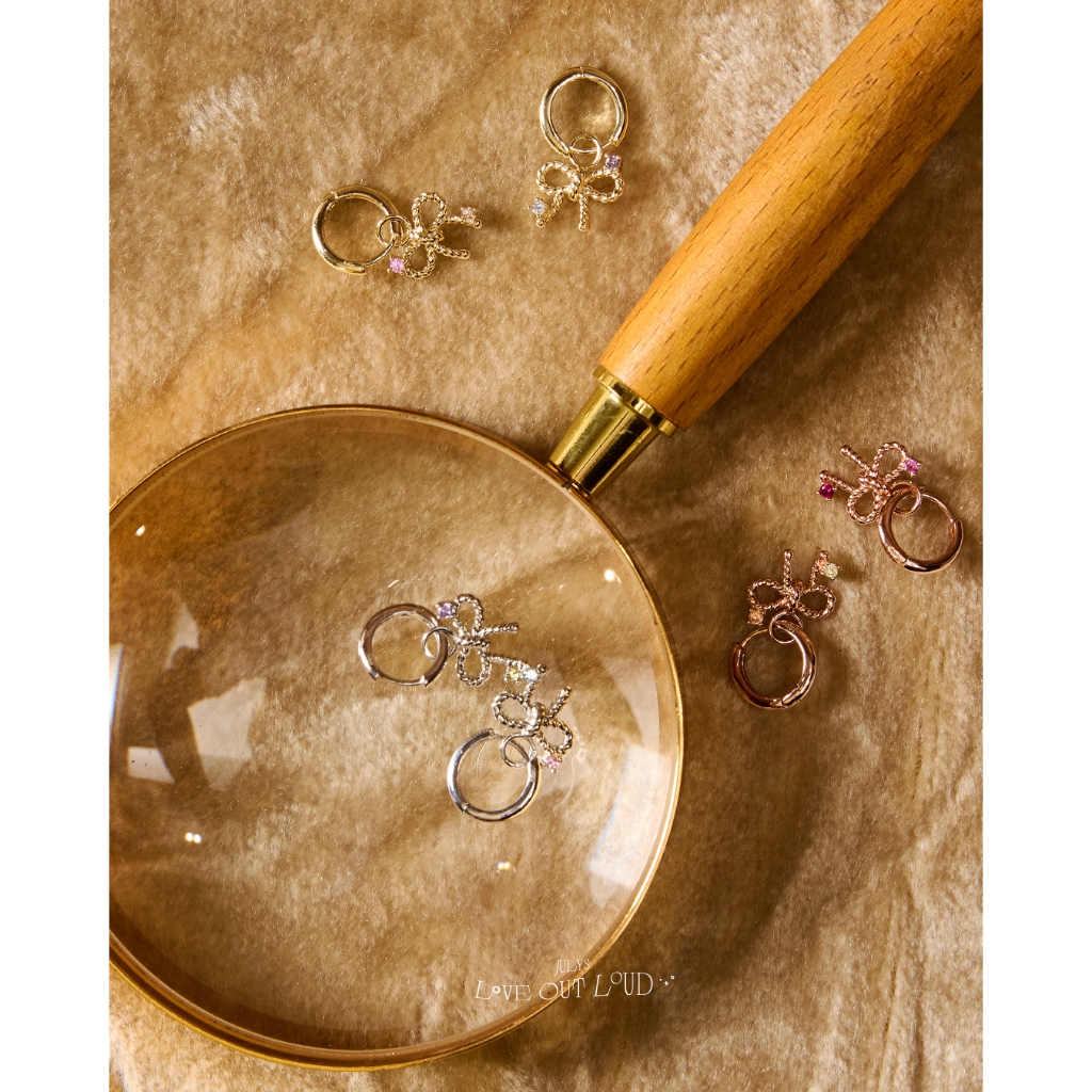 Julys - tie a bowww earrings