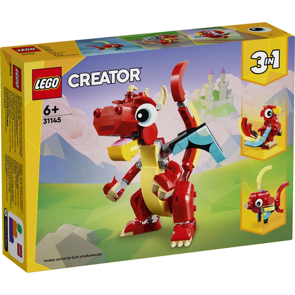 LEGO Creator 31145 Red Dragon {สินค้าใหม่มือ1 กล่องสวย พร้อมส่ง ลิขสิทธิ์แท้ 100%}