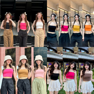 🌈SpinnyHouse🌈เซ็ตรวม เกาะอก  ผ้าดีมากแต่งได้ทุกลุค รุ่น 9บาท