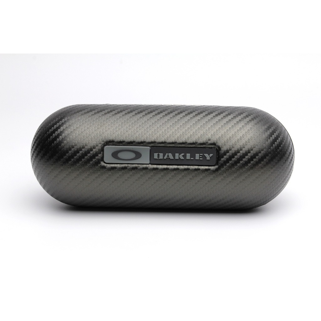 Oakley Hard Case กล่องใส่แว่น Oakley แบบเปิด ทรงแคปซูน ลายเคฟล่า ของแท้
