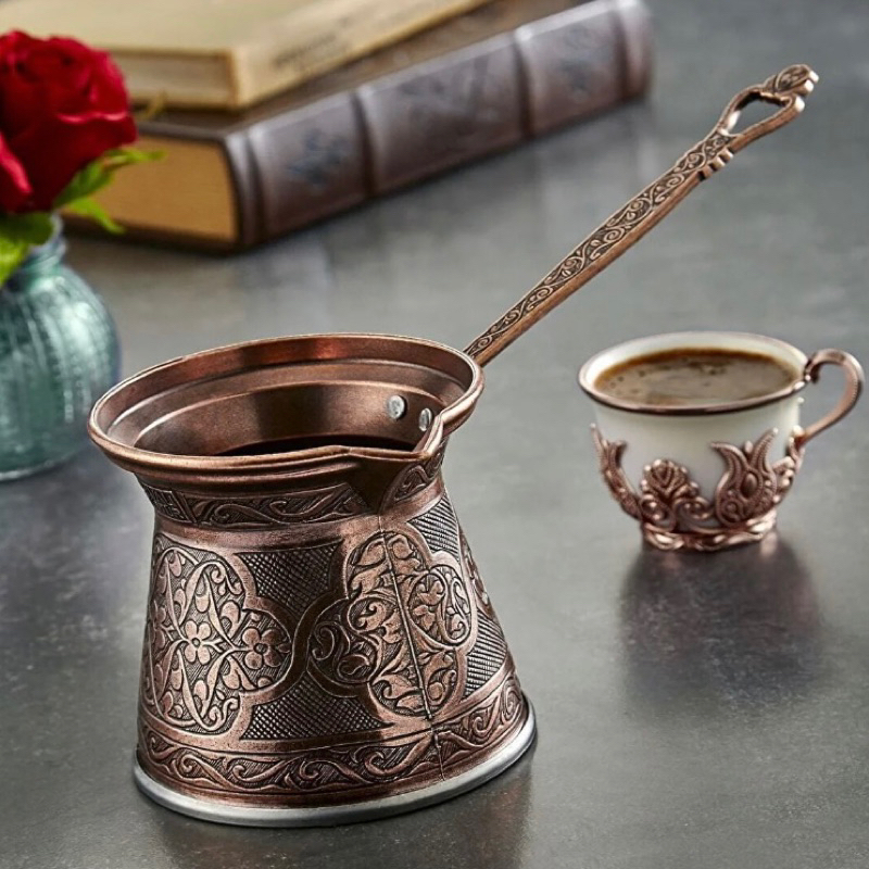 (พร้อมส่ง) Turkish coffee pot/kahve cezve – หม้อต้มกาแฟตุรกี มีหลายขนาด