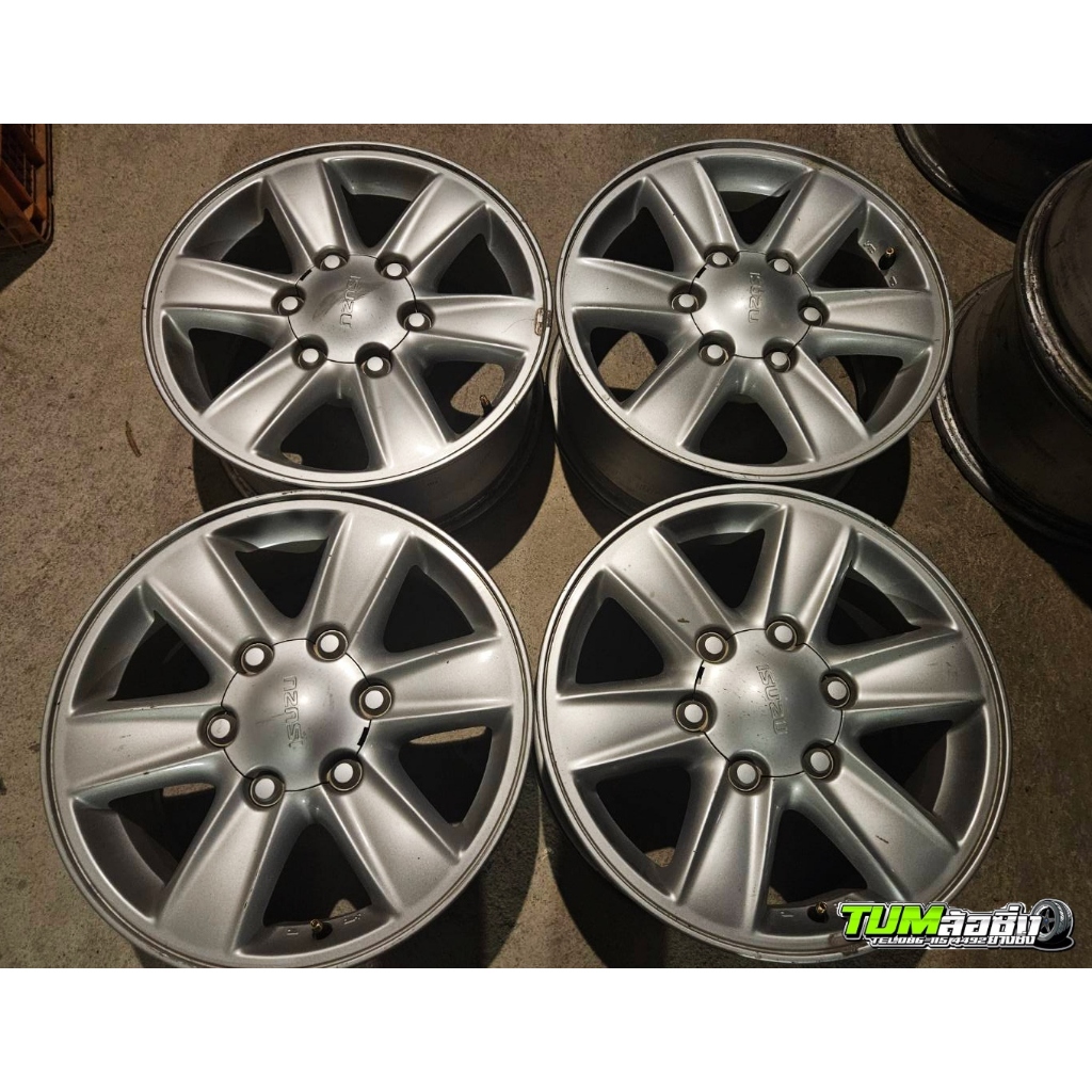 ล้อแม็กซ์  อีซูซุดีแม็ก (isuzu d max) ปี 2012 Hi-lander 4x4 ขอบ16 ล้อแม็กแท้ถอด (ผ่านการใช้งาน) ราคาต่อ1 ล้อ