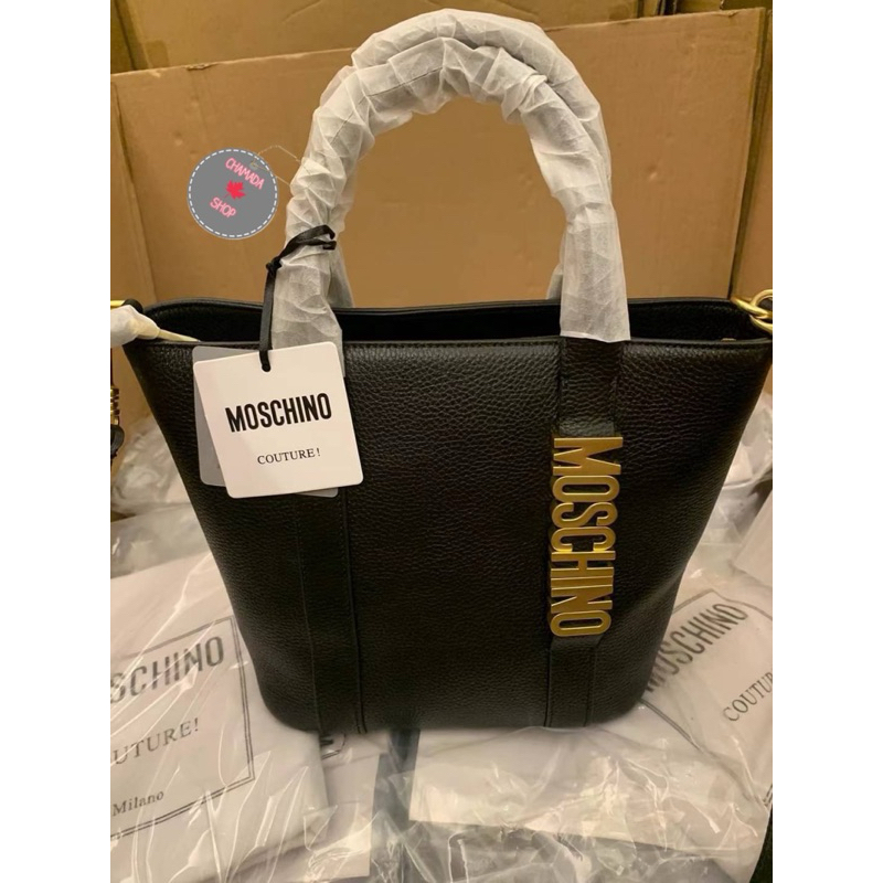 Moschino Couture shoulder bag with logo🖤 แท้💯