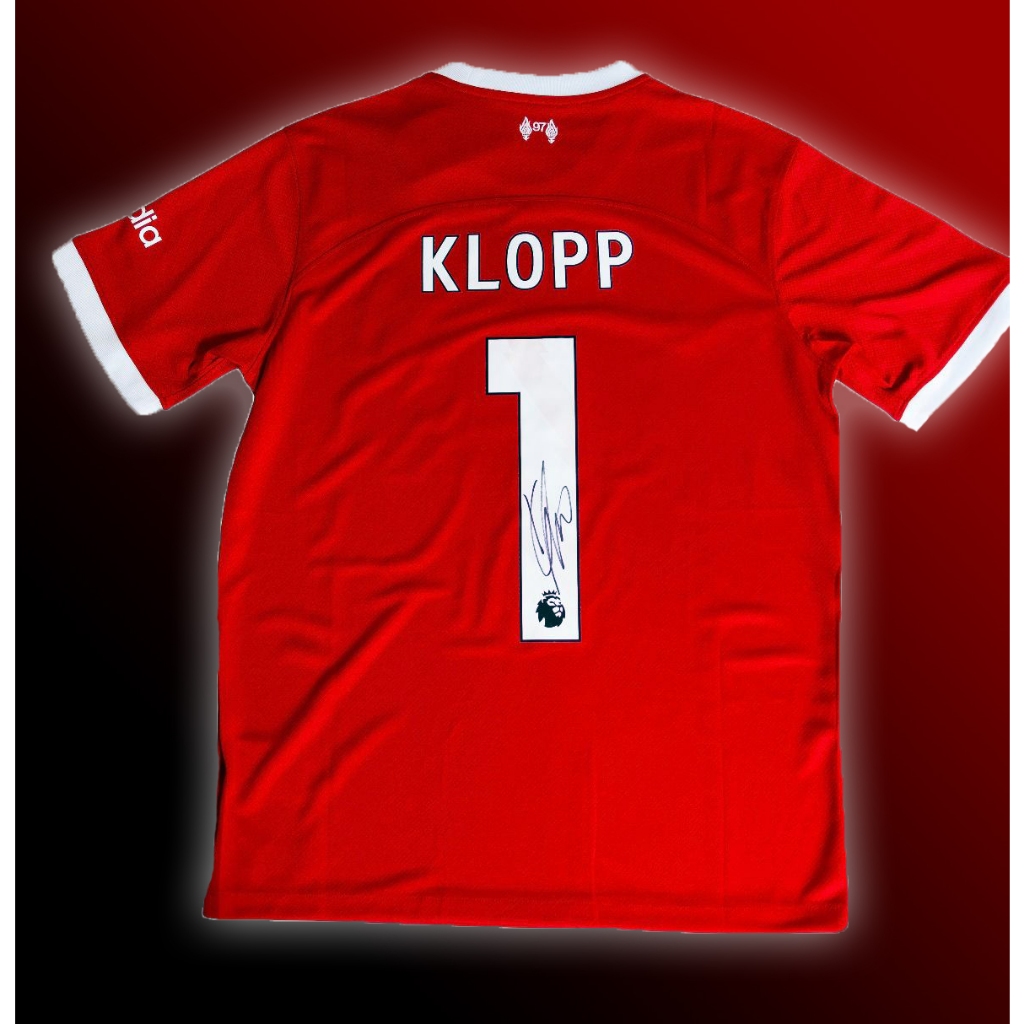 เสื้อ Liverpool 2023/24 พร้อมลายเซ็น Jurgen Klopp