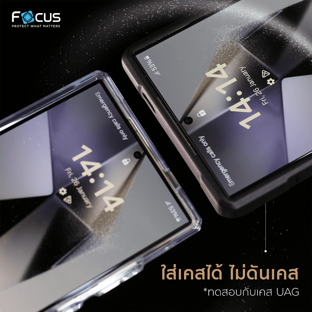 Focus  ฟิล์มกระจกเต็มจอ  For Samsung S24/24Plus/S24 Ultra - รูปที่ 6