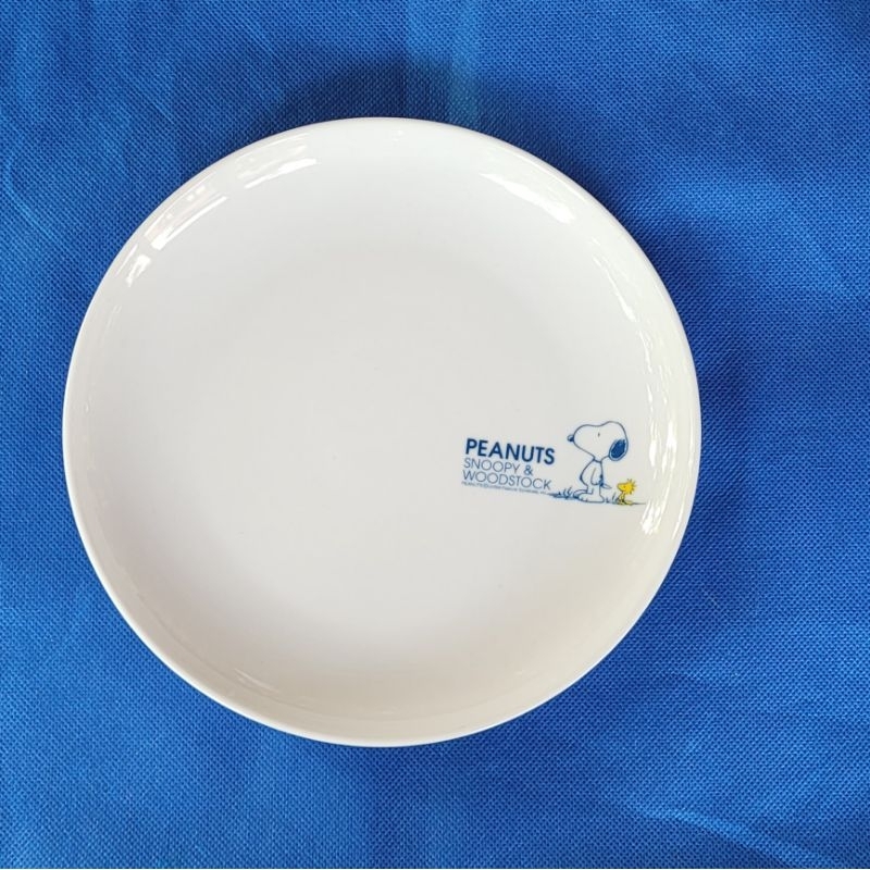 จานสำหรับเด็ก Peanuts snooppy&woodstock สินค้าใหม่ ราคาถูก   สินค้าญี่ปุ่น  ใหม่ไม่ผ่านการใช้งาน ราค