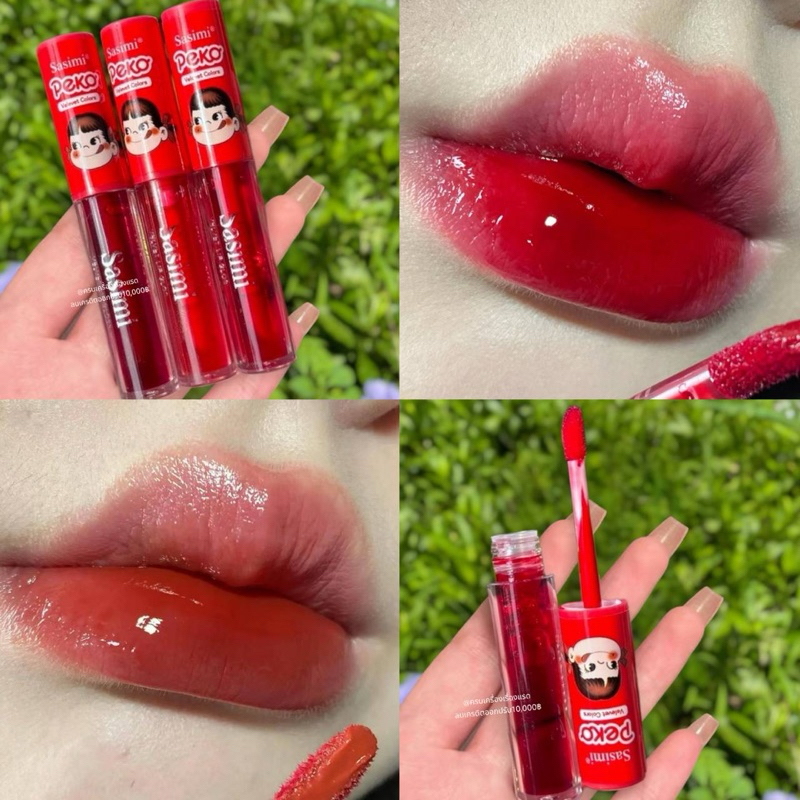 ส่งฟรี/ส่งไว​ ลิปทินท์ ทิ้นท์ Sasimi Peko Lip Tint สุดน่ารัก สีชัด เกลี่ย​ง่าย​ กันน้ำ ติดทน ไม่ติดแมสก์
