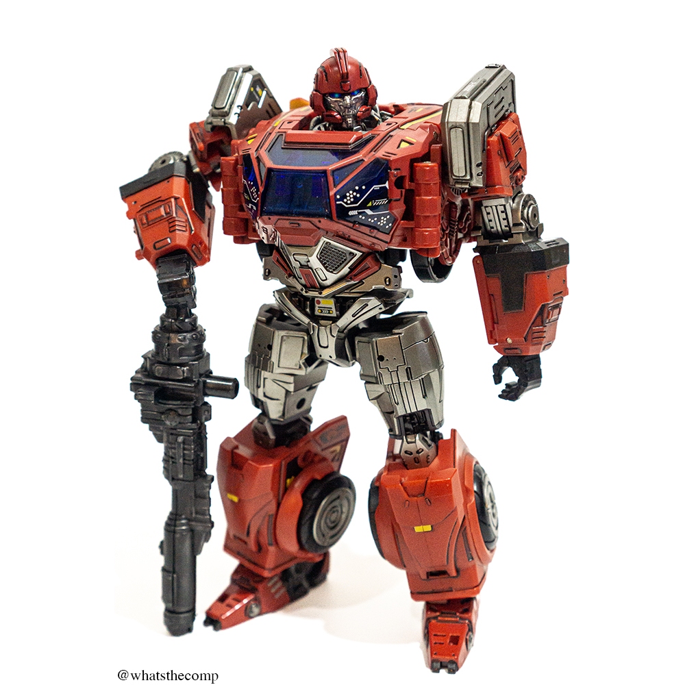 พร้อมส่ง หุ่นยนต์แปลงร่าง Shock Warrior Ironhide (Black Mamba SW02)