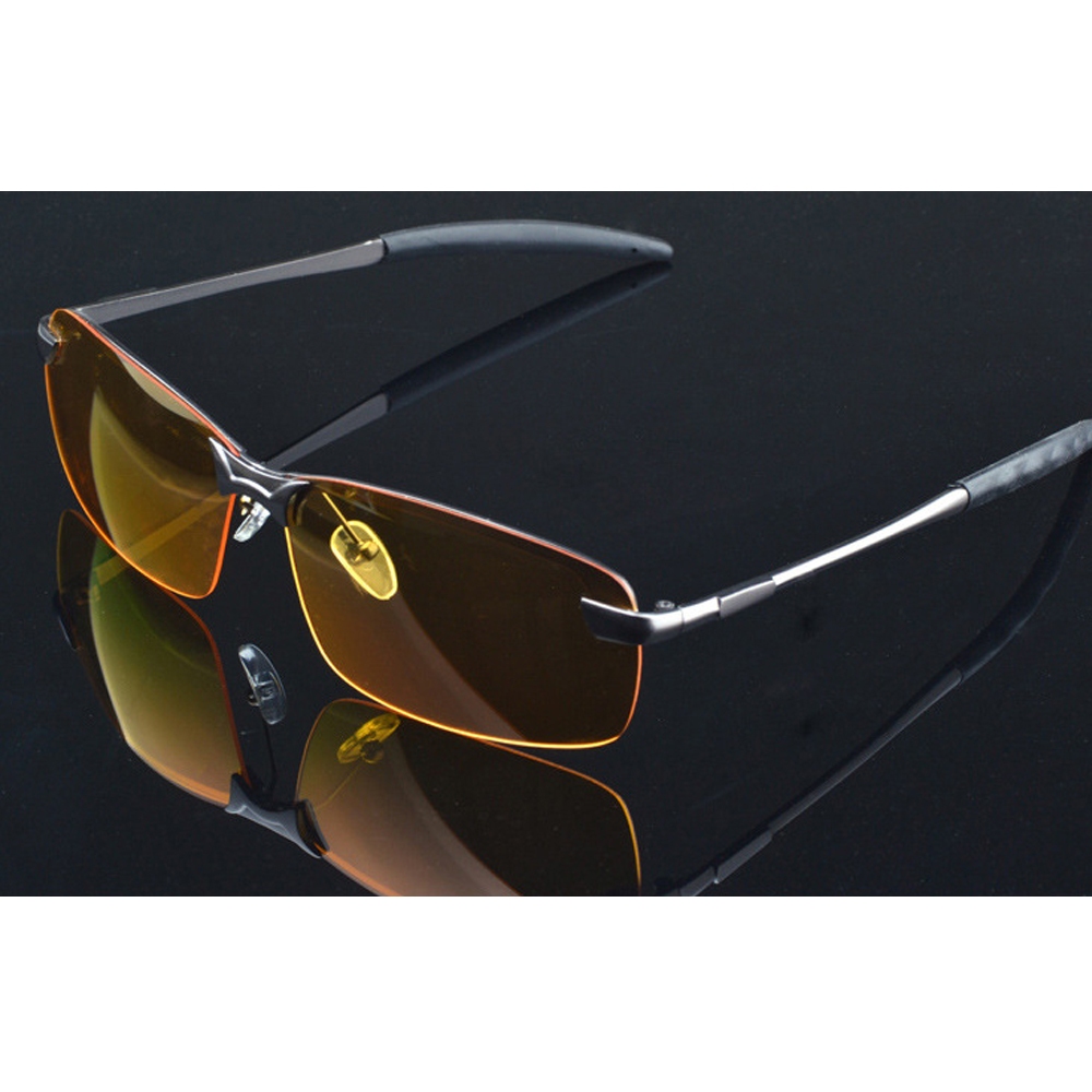 แว่นใส่ขับรถกลางคืน แว่นกันแดดใส่ขับรถ เลนส์โพลาไรซ์ ตัดแสงสะท้อน night vision glasses แว่นตาตัดแสงหน้ารถ แว่นตากรองแสง - รูปที่ 3