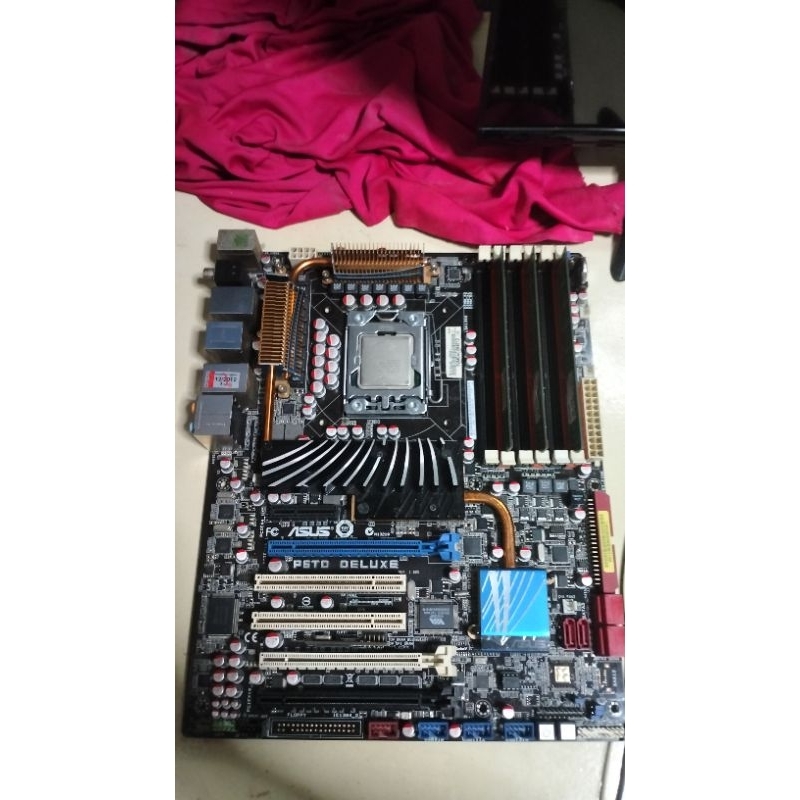เมนบอร์ด Socket lga 1366  ASUS X58 P6TD Deluxe พร้อมCPU+RAM LGA 1366
