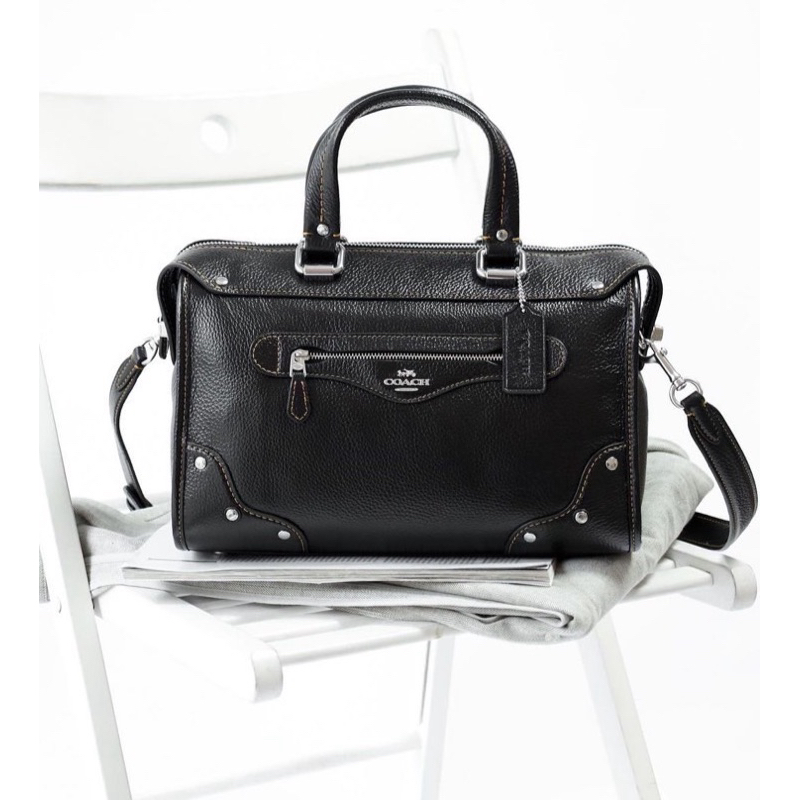 กระเป๋า Coach Millie Satchel CE636 สีดำ size:11 3/4" (L) x 7 1/2" (H) x 6" (W)