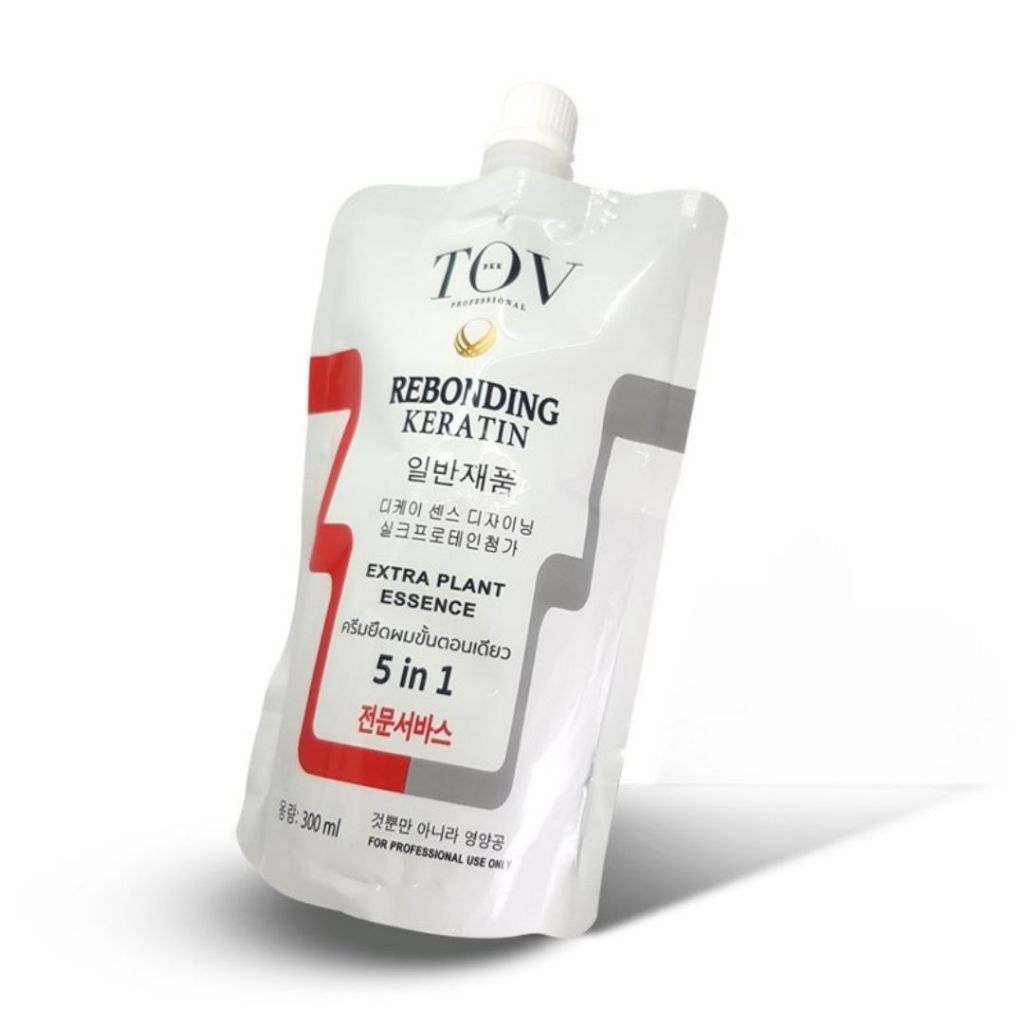 ✨ส่งไวมากก✨ยืดขั้นตอนเดียว TOVch ผสมเคราติน • สูตรอ่อนแอ • ประหยัดเวลา • ตรงแบบธรรมชาติ • ยืดผมถาวร