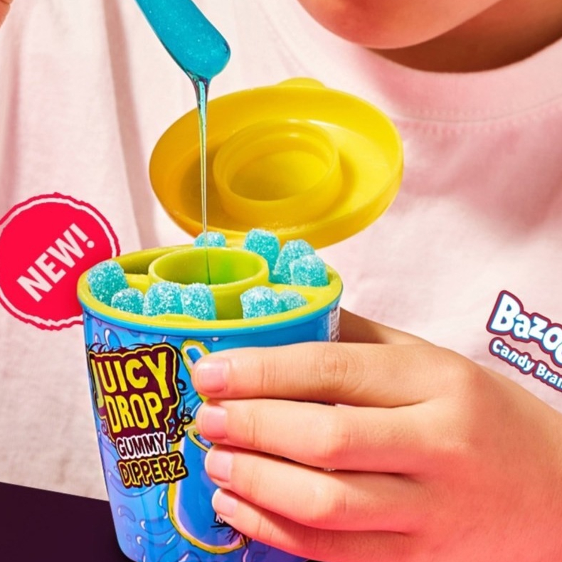 ❤️ พร้อมส่งจากไทย ❤️ ขนม USA Juicy Drop กัมมี่จิ้มเปรี้ยวจี๊ดดด - รูปที่ 2