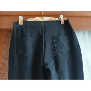 รุ่น9105-กางเกงขายาวผ้าเกาหลีเนื้อผ้านิ่มยืดใส่สบาย
