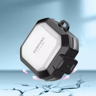 เคส Samsung buds live /pro/2/2pro/FE/Buds Core คลิปล็อค ป้องกันหาย โปรงใส พร้อมที่คล้อง (Model.9)