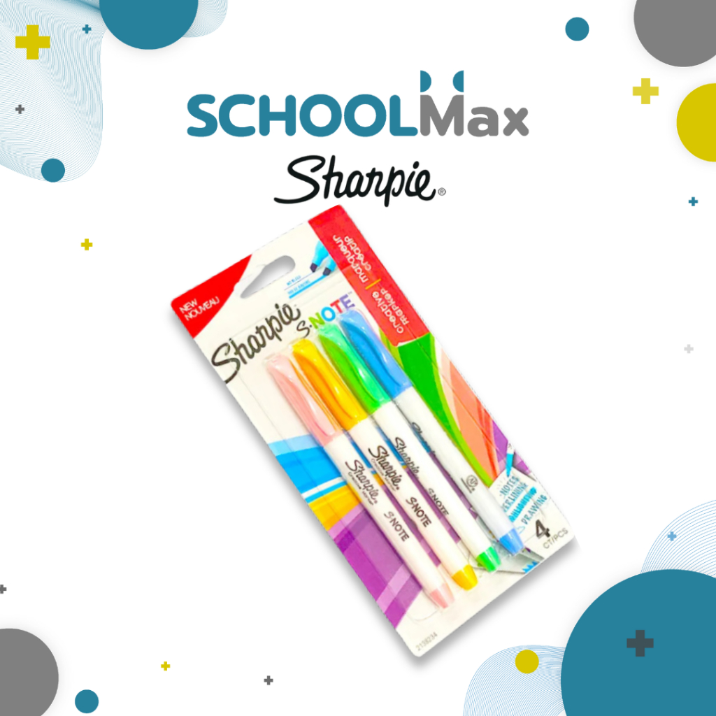 ปากกา S Note 4สี highlight marker 2 in 1 ( 1 & 3 มิล) / แพ็ค