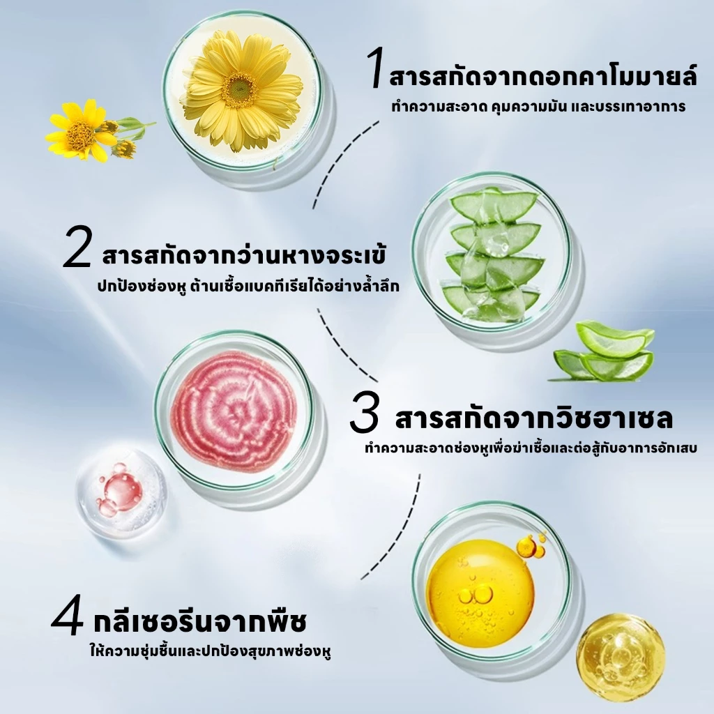 yoyopet : Cotton Bud สำลีก้านสัตว์เลี้ยง คอตตอนบัดสุนัข แมว+น้ำยาบำรุงช่องหู 50 ก้าน สินค้าพร้อมส่ง thumbnail 6