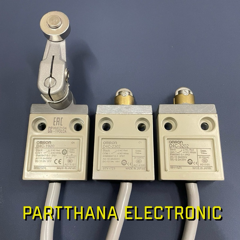 ลิมิตสวิทช์ D4C-1920 D4C-2302 D4C-3202 D4C-3232 D4C-3302 D4C-3333 D4C-6202 พร้อมส่งในไทย