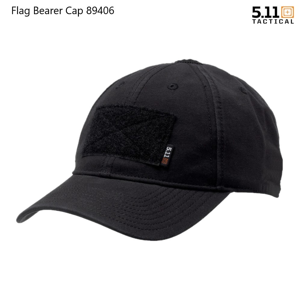 5.11 Tactical Flag Bearer Cap 89406 หมวกแก๊ปกันแดด แถบเวลโครด้านหน้าติดแพทช์ได้ ปรับกระชับได้ ลิขสิทธิ์แท้