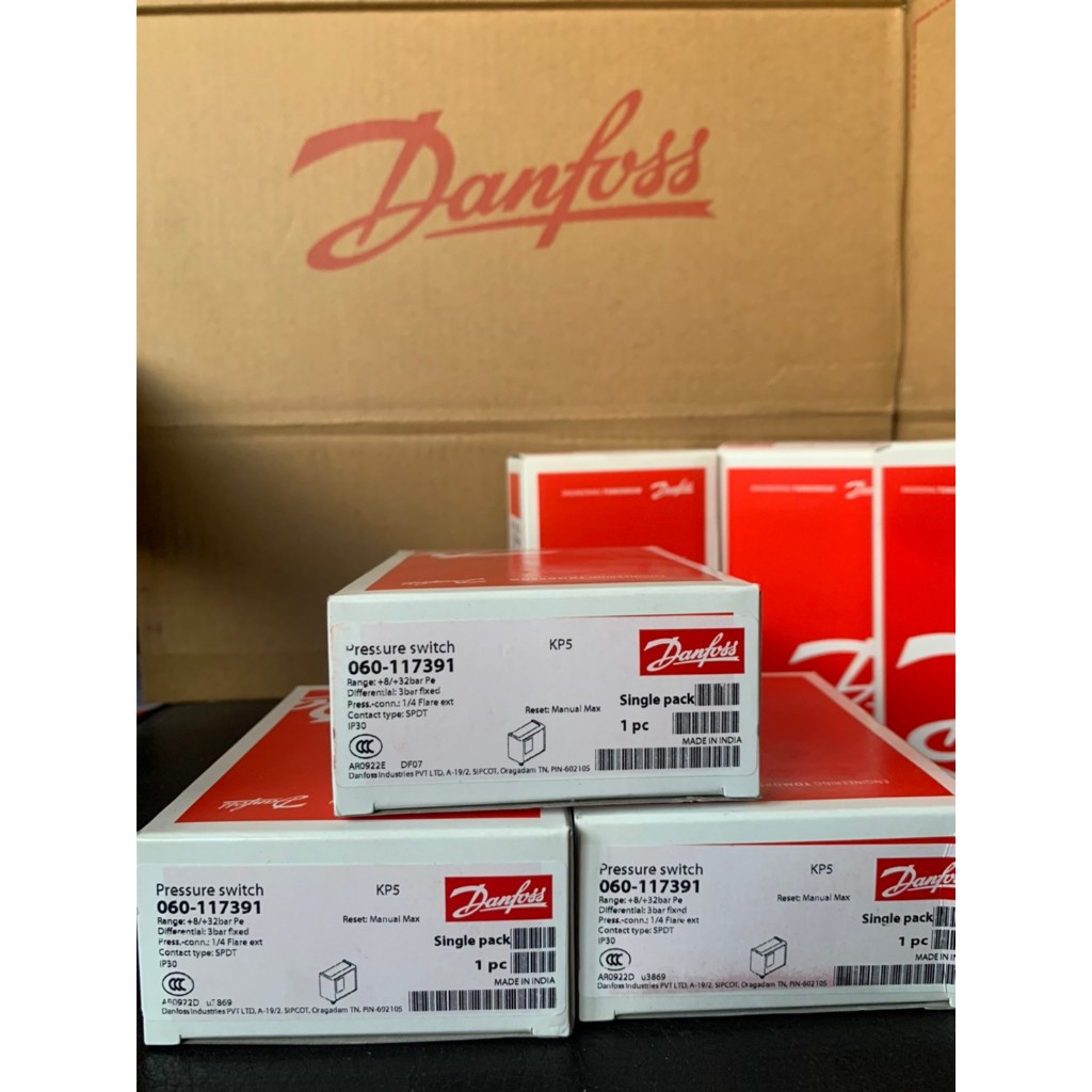 สวิทช์ควบคุมแรงดัน danfoss KP5  (Manual)