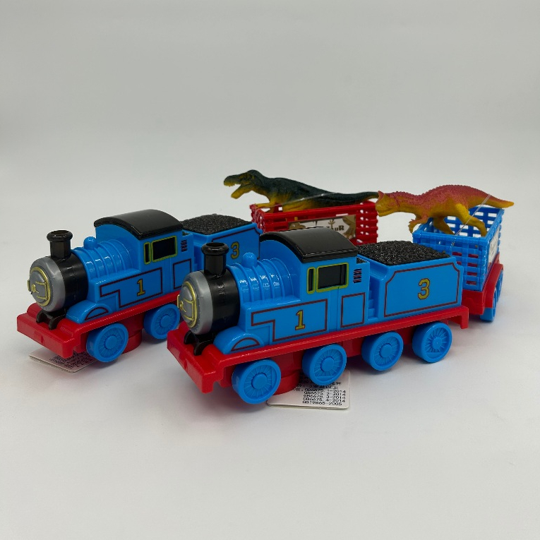 [พร้อมส่ง]รถไฟการ์ตูน รถไฟโทมัสชนถอย บรรทุกไดโนเสาร์1ตัว ของเล่นเด็ก มีเสียง มีไฟ ราคา ถูกที่สุด ดีลบีเคเค แกลเลอรีภาพที่ 4