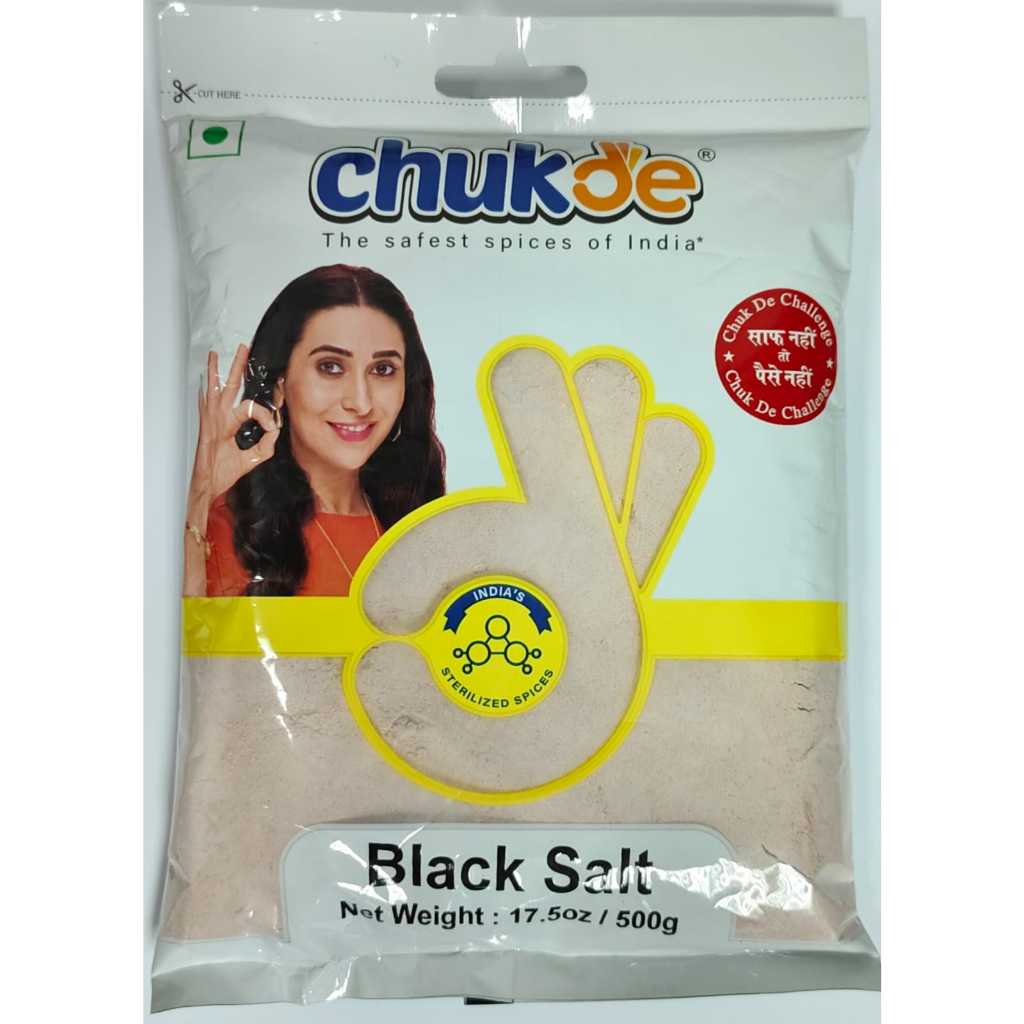 Chukde Black Salt 500 GMS ผงเกลือดำ หิมาลายัน เกลือดดำอินเดีย