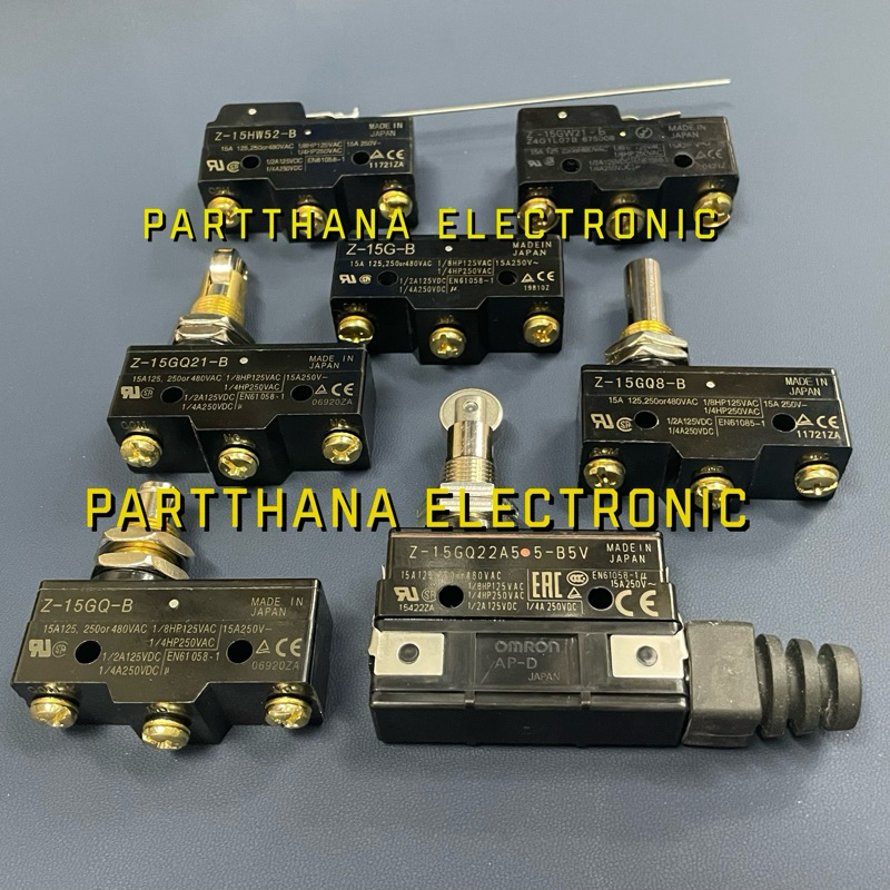 LIMIT SWITCH  ลิมิตสวิทช์Z-15GW21-B ,Z-15GQ21-B ,Z-15G-B ,Z-15HW52-B ,Z-15GQ8-B ,Z-15GQ-B, Z-15GQ22A