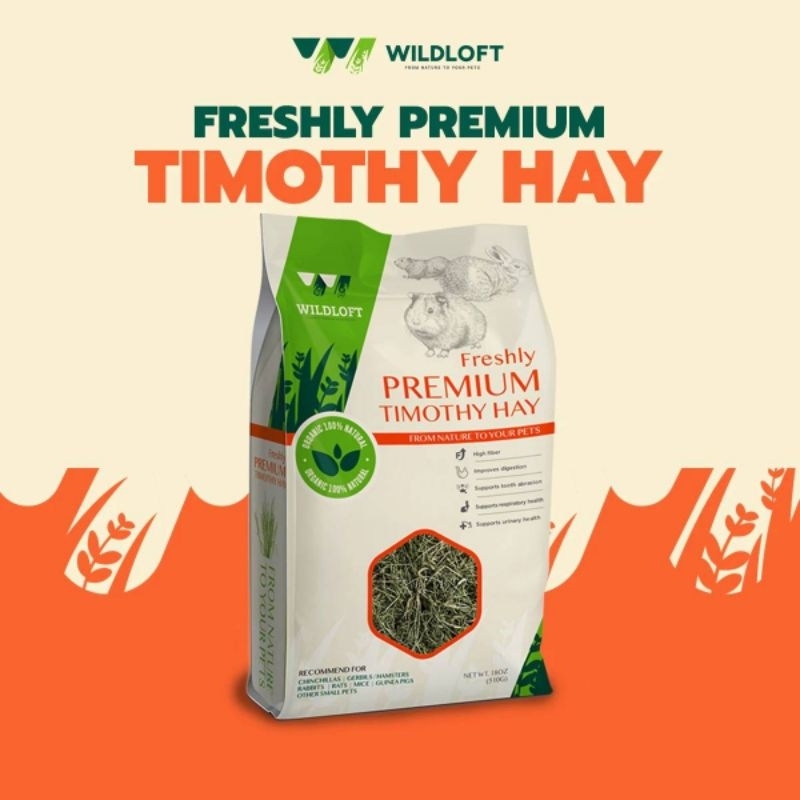 Timothy Hay Premium 510g. หญ้าทิมโมธี่ก้านยาวคัดพิเศษเกรดพรีเมี่ยม อาหารกระต่าย หนูเเกสบี้ เเพรีด็อก สัตว์ฟันเเทะ